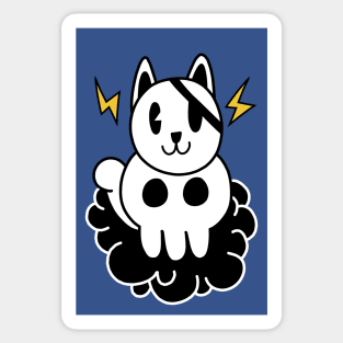 Pirate Cat Storm Sticker